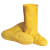 Yellow Hazmat Boot Covers Waterproof Slip Resistant Disposable Overboots