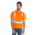 reflective stripe safety shirt for daytime visibility