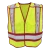 Type P Class 2 Hi Vis Reflective Hook & Loop 5-Point Breakaway Fire Public Safety Vest