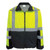 Class 3 high visibility softshell jacket with reflective stripes