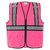 pink hi vis breast cancer awareness safety vest