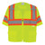 High Visibility Surveyor Vest with 3M Reflective Stripes and Multi-Pockets