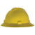 MSA V-Gard safety helmet full brim construction hard hat front view