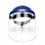 3M WP96 Face Shield Mounted on Industrial Headgear