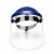 3M WP96 Face Shield Mounted on Industrial Headgear