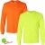 Hi-Vis Long Sleeve Safety Shirt – Moisture-Wicking and UV Protection