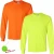Hi-Vis Long Sleeve Safety Shirt – Moisture-Wicking and UV Protection