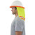 reflective hard hat sun shade neck cover for outdoor work safety
