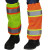 reflective safety gaiters for roadwork workers