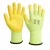 High Visibility ANSI A4 Cut Resistant Gloves with HPPE Shell and PU Palm Coating
