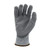ansi a2 hppe cut resistant work gloves with polyurethane coating for material handling