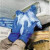 Pair of PVC insulated waterproof gloves for professional freezer work