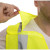 Close-up of 5-point breakaway hook and loop safety vest design