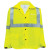 High-Visibility Self-Extinguishing Rain Jacket ANSI Class 3 Safety Workwear