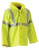 ASTM D6413 self-extinguishing high-visibility rain jacket ANSI Class 3 compliant
