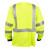Class 3 reflective safety shirt with silver visibility stripes