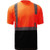 ANSI Class 2 reflective safety shirt with 2-inch silver reflective tape for visibility