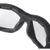 Sealed safety glasses with foam lining