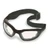 ANSI Z87 certified sealed safety eyewear close-up
