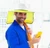 Lightweight mesh hard hat sun protector for heat safety