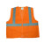 Zippered safety vest for high-traffic industrial sites