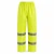 ANSI Class E hi-vis rain pants with 3M reflective striping for wet weather work