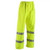 ANSI Class E hi-vis rain pants with 3M reflective striping for wet weather work