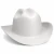 Cowboy style full brim hard hat safety helmet with ANSI Z89.1 Type I Class E certification for industrial head protection