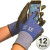 Touchscreen compatible PU coated work gloves