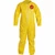 DuPont Tychem 2000 QC125S yellow chemical coverall with collar