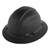 Black graphite full brim hard hat with ANSI Z89.1-2014 certification Black graphite full brim hard hat with ANSI Z89.1-2014 certification