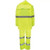 Back view of Class 3 rain suit showing reflective striping for visibility