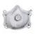 Moldex 2310 N99 disposable respirator with exhale valve, Dura-Mesh shell, molded nose bridge, two straps, and box of 10 respirators.