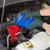 Worker wearing Microflex Dura Flock 8 mil nitrile gloves