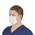 ASTM Level 3 earloop face mask with 4-ply construction and 98 percent BFE PFE filtration