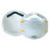 Gerson 1730 disposable N95 respirator cup shape dust mask front view