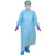 FDA compliant plastic isolation gowns case of 100