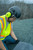 Side profile of the vented climbing helmet (optional venting) showing the compact brim for increased upward visibility, ideal for telecommunications and construction professionals