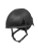 Close-up of the high-impact ABS shell in Black Graphite finish, highlighting the accessory slots for earmuffs, face shields, and headlamps