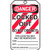 OSHA and ANSI compliant lockout tagout safety tags made from durable poly material