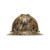 Industrial safety helmet designed for oil and gas construction jobsite use