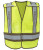 Sheriff breakaway reflective safety vest for high visibility traffic control and roadside work