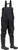 Black steel toe chest waders with ASTM certification and treaded slip-resistant soles for industrial work