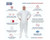 GammaGuard CE Sterile Coveralls – ISO-certified, low-linting fabric detail