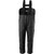 Black Quilted Freezer Bib Overalls For Cold Work