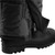 Black Quilted Freezer Bib Overalls