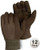 brown jersey gloves pvc dot grip