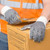 Warehouse Dotted Grip Gloves Worn on Hands for Work