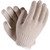 Breathable cotton string knit glove texture and knit pattern