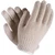 Breathable cotton string knit glove texture and knit pattern